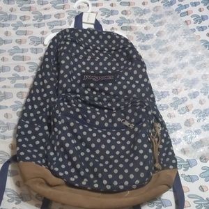 Jansport polka dot backpack